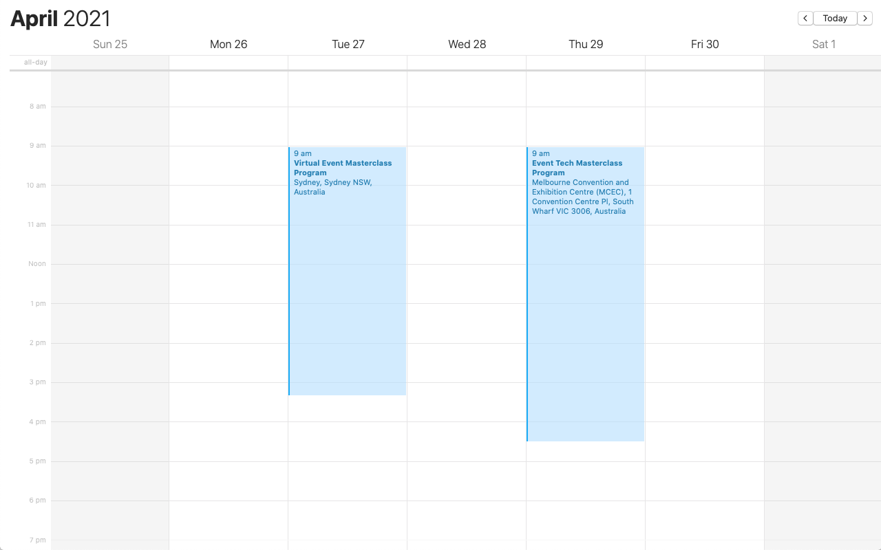 Calendar Subscriptions • Joi